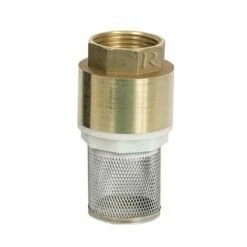 HELIOTRADE Crépine 1 Pouce En Laiton Avec Filtre Metal Pour Tuyau Pompe Electrique