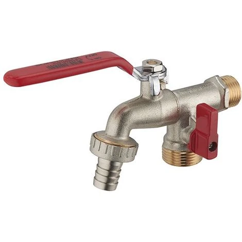 AROZ Robinet 1/4 De Tour 1/2 Nez 3/4 Ø15 + Sortie Vanne Mâle 3/4' 3 AROZ Robinet 1/4 De Tour 1/2 Nez 3/4 Ø15 + Sortie Vanne Mâle 3/4'