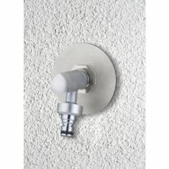 AROZ Robinet Design 1/4 De Tour Chrome Satin Mâle 1/2' Nez Automatique -Promos Raccord d'arrosage Magasin 11995921 5