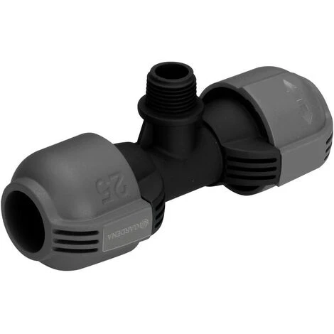 Pièce En T GARDENA Système Sprinkler 02786-20 25 Mm (1/2) (filet. Ext.) 3 Pièce En T GARDENA Système Sprinkler 02786-20 25 Mm (1/2) (filet. Ext.)