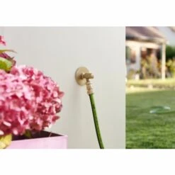 AROZ Platine De Fixation Robinet Exterieur à Visser + Platine Finition Brute -Promos Raccord d'arrosage Magasin 15287796 3