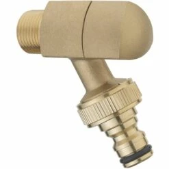 Aroz Robinet De Jardin Design 1/4 Tour M15x21 Raccord Automatique