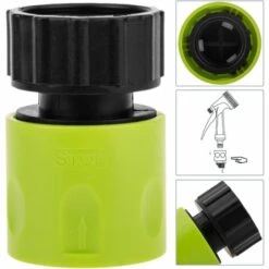 PrimeMatik - Connecteur Water-Stop Pour Robinet Ø 3/4 "Femelle -Promos Raccord d'arrosage Magasin 19103611 2