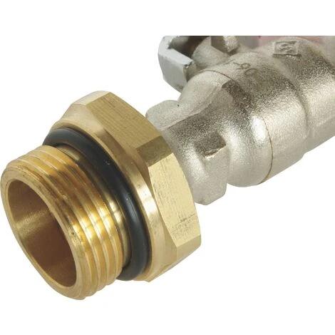 SOMATHERM FOR YOU Robinet De Puisage Orientable à Sphère - Poignée Plate - Mâle 3/4" - Sortie 3/4 - Nickelé 5 SOMATHERM FOR YOU Robinet De Puisage Orientable à Sphère - Poignée Plate - Mâle 3/4" - Sortie 3/4 - Nickelé – Image 3