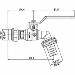 SOMATHERM FOR YOU Robinet De Puisage Orientable à Sphère - Poignée Plate - Mâle 3/4" - Sortie 3/4 - Nickelé 9 SOMATHERM FOR YOU Robinet De Puisage Orientable à Sphère - Poignée Plate - Mâle 3/4" - Sortie 3/4 - Nickelé -Promos Raccord d'arrosage Magasin 20135911 4