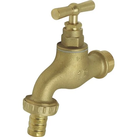 SOMATHERM FOR YOU Robinet De Puisage à Potence Brut - Mâle 1/2" - Raccord Au Nez 3/4 - Brossé 4 SOMATHERM FOR YOU Robinet De Puisage à Potence Brut - Mâle 1/2" - Raccord Au Nez 3/4 - Brossé – Image 2