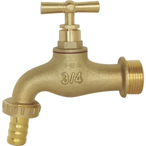 SOMATHERM FOR YOU Robinet De Puisage à Potence Brut - Mâle 3/4" - Raccord Au Nez 3/4 - Brossé 3 SOMATHERM FOR YOU Robinet De Puisage à Potence Brut - Mâle 3/4" - Raccord Au Nez 3/4 - Brossé