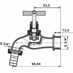 SOMATHERM FOR YOU Robinet De Puisage à Potence Brut - Mâle 3/4" - Raccord Au Nez 3/4 - Brossé 9 SOMATHERM FOR YOU Robinet De Puisage à Potence Brut - Mâle 3/4" - Raccord Au Nez 3/4 - Brossé -Promos Raccord d'arrosage Magasin 20135937 4