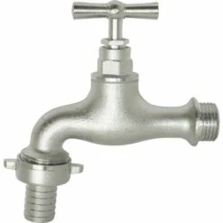 SOMATHERM FOR YOU Robinet De Puisage à Potence Chromé - Mâle 1/2" - Raccord Au Nez 3/4 - Chromé