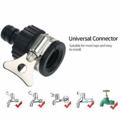 ASUPERMALL Universal Tap Connecteur Adaptateur Robinet Adaptateur Rapide Joint Multifonction Durable Tuyau D'Eau Tuyau Robinet Connecteur -Promos Raccord d'arrosage Magasin 23912676 4