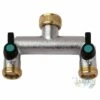 SUINGA Robinet Double Femelle 3/4" 2 Sorties Mâle 3/4" Pour Arrosage -Promos Raccord d'arrosage Magasin 27211378 1