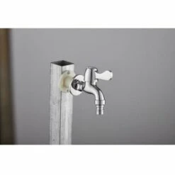 Robinet D'Arrêt Encastré Inox - SILAMP -Promos Raccord d'arrosage Magasin 30108592 2