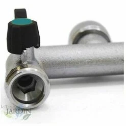 SUINGA Robinet De Jardin En Laiton Derivation 2 Sortie 3/4" Femelle X 3/4" Mâle -Promos Raccord d'arrosage Magasin 30360044 4