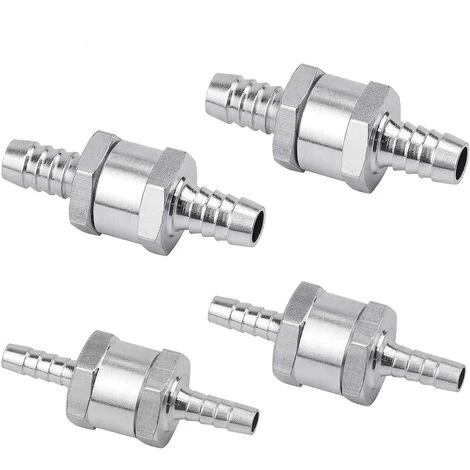 LONGZIMING Set De 4 Clapet Anti-retour Gasoil 6/8/10/12mm, Valve à Carburant En Alliage D'aluminium Avec Flèche Pour Pour Essence Diesel Voiture Bateau Moto 3 LONGZIMING Set De 4 Clapet Anti-retour Gasoil 6/8/10/12mm, Valve à Carburant En Alliage D'aluminium Avec Flèche Pour Pour Essence Diesel Voiture Bateau Moto