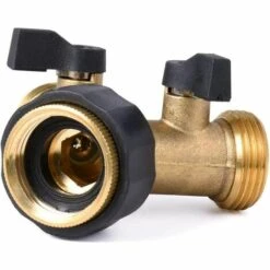 BETTERLIFE Raccord En Y, Raccord De Tuyau, Robinet Double Machine A Lave, 2-Voies Y-Distributeur, 3/4 Pouces Pour Connexion De 2 Appareils, Pour Robinet Jardin, Pour D'adaptateur De Cuve -Promos Raccord d'arrosage Magasin 33597688 3