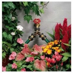 THSINDE Femelle En Laiton 3/4" 2 Way Jardin Robinet Tuyau Robinet Y Connecteur D'irrigation Vanne Eau Splitter Connecteurs 1pcs -Promos Raccord d'arrosage Magasin 34840266 4