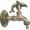 BRIDAY Robinet De Jardin Extérieur Décoratif Robinet De Tuyau D'eau En Laiton Rétro Fixé Au Mur Pour Tuyau De 1/2 "pouces, Dauphin 2 BRIDAY Robinet De Jardin Extérieur Décoratif Robinet De Tuyau D'eau En Laiton Rétro Fixé Au Mur Pour Tuyau De 1/2 "pouces, Dauphin -Promos Raccord d'arrosage Magasin 34853889 1