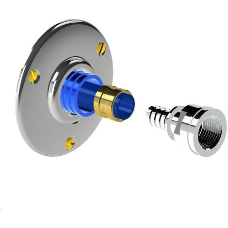 ANQUIER Applique Robinet De Jardin Applic'easy Chromée Femelle 1/2 4 ANQUIER Applique Robinet De Jardin Applic'easy Chromée Femelle 1/2 – Image 2