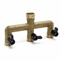 WILTEC Collecteur à 3 Voies Réglable 1x24.66 (3/4") 3x26.44 (3/4") Robinet D’arrêt 12 Bars