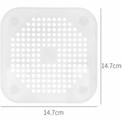 PERLE RARE 3 Pièces Francaise Filtre Cheveux Douche Cheveux Douche Filtreevier/Baignoire/Douche En Silicone-Bouchon Caoutchouc Salle De Bain/Cuisine (blanche) -Promos Raccord d'arrosage Magasin 39710655 4