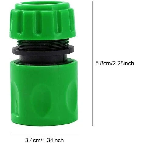 GUAZHUNIFR Raccord Tuyau D'Arrosage,Connecteur Arrosage Accessoires De Tuyau (6 Raccord De Tuyau Rapide, 3 Raccord Mâle Double), Kit De Connexion Rapide Et Facile. 4 GUAZHUNIFR Raccord Tuyau D'Arrosage,Connecteur Arrosage Accessoires De Tuyau (6 Raccord De Tuyau Rapide, 3 Raccord Mâle Double), Kit De Connexion Rapide Et Facile. – Image 2