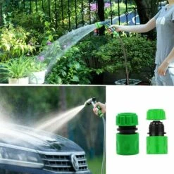 GUAZHUNIFR Raccord Tuyau D'Arrosage,Connecteur Arrosage Accessoires De Tuyau (6 Raccord De Tuyau Rapide, 3 Raccord Mâle Double), Kit De Connexion Rapide Et Facile. 10 GUAZHUNIFR Raccord Tuyau D'Arrosage,Connecteur Arrosage Accessoires De Tuyau (6 Raccord De Tuyau Rapide, 3 Raccord Mâle Double), Kit De Connexion Rapide Et Facile. -Promos Raccord d'arrosage Magasin 41577394 4