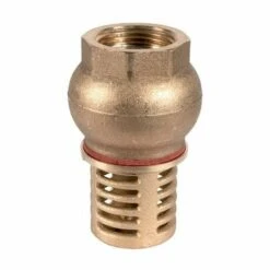 ECOLANDS Clapet De Pied De Crépine Vertical Laiton L 50 Ø 1'' H 80