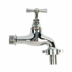 ECOLANDS Robinet à Tête Potence Finition Chromé