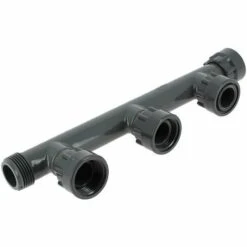 BRICO CONCEPT Collecteur PVC DURA Union Démontable 3 Sorties Femelle 1"