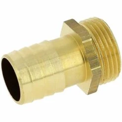 ANQUIER Embout Laiton Cannelé Ø25 Mâle 1"