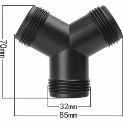TANABATA Y-Distributeur 20/25mm(3/4 1") Y Tuyau Pour Tuyauterie Connecteur Pour Pompe De Bassin Tuyau D'arrosage Et Les Cours D'eau -Promos Raccord d'arrosage Magasin 46745780 3