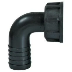 RIBIMEX Raccord Coudé Cannelé à écrou Tournant 1''/19mm Plastique