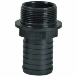 RIBIMEX Raccord Droit Cannelé Fileté 1''1/2 Mâle Pour Tuyau Diam 40mm