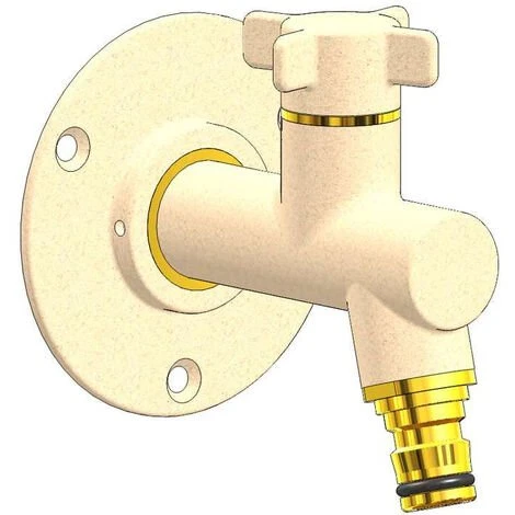 ANQUIER OSLO Robinet D'extérieur à Visser + Applique Sable Femelle 1/2" 3 ANQUIER OSLO Robinet D'extérieur à Visser + Applique Sable Femelle 1/2"