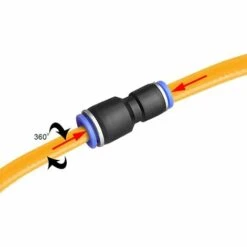 Connecteurs Pneumatiques Long En Laiton Et Plastique Raccords Rapides Pneumatiques Droits Pour Tube De Diamètre De 6mm Et 8mm,Irisfr,10 Pièces -Promos Raccord d'arrosage Magasin 50943442 3