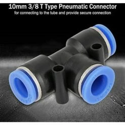 KARTOKNER 10pcs De Tuyau Pneumatique Raccords De Tuyauterie En Plastique Connecteur Ligne D'air 10mm -Promos Raccord d'arrosage Magasin 51281527 5