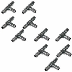 Lot De 10 Connecteurs En T Pour Tuyau 16 Mm Arrosage - Jardiboutique