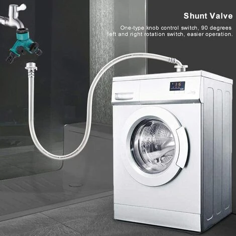 2 Voies Pour Tuyaux D'Arrosage Tuyau D'Arrosage Quick Connector Distributeur Régulation D'Eau 2 Voies Vanne D'Arrêt Separateur Tuyau D'Arrosage 2 Voies Pour Robinet 3/4 Pouce Connecteur,Fontainebleau 6 2 Voies Pour Tuyaux D'Arrosage Tuyau D'Arrosage Quick Connector Distributeur Régulation D'Eau 2 Voies Vanne D'Arrêt Separateur Tuyau D'Arrosage 2 Voies Pour Robinet 3/4 Pouce Connecteur,Fontainebleau – Image 4