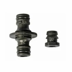 HELIOTRADE Lot De 1 Bouchon + 1 Raccord Rapide Pour Tuyau Arrosage 12 Mm