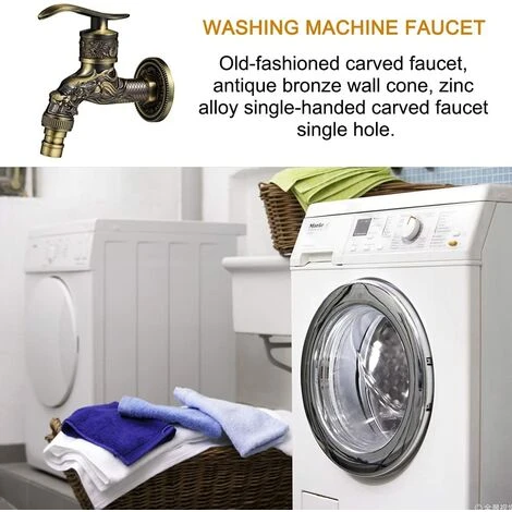 SUPERMARKET Robinet Mural RéTro En Laiton, Robinet Exterieur Jardin G1/2", Robinet En Laiton Antique, Robinet Mural Vintage, Antique Cuivre Dragon Sculpté Robinet Pour Cuisine Bain Jardin,Superma 6 SUPERMARKET Robinet Mural RéTro En Laiton, Robinet Exterieur Jardin G1/2", Robinet En Laiton Antique, Robinet Mural Vintage, Antique Cuivre Dragon Sculpté Robinet Pour Cuisine Bain Jardin,Superma – Image 4