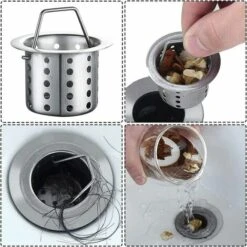 Filtres Évier Cuisine, 2 Pièces Crépines D'Évier De Cuisine, Crépine De Vidange De Cuisine, Filtre De Crépine D'évier, Crépine De Vidange, Pour Évier De Bain Lavabo, Baignoires Bouchon GrooFoo 10 Filtres Évier Cuisine, 2 Pièces Crépines D'Évier De Cuisine, Crépine De Vidange De Cuisine, Filtre De Crépine D'évier, Crépine De Vidange, Pour Évier De Bain Lavabo, Baignoires Bouchon GrooFoo -Promos Raccord d'arrosage Magasin 53103745 4