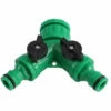 LIFCAUSAL Tuyau D'arrosage Connecteur Rapide 2 Voies Y Forme Séparateur De Tuyau Adaptateur De Tuyau Connecteur D'irrigation Robinet à Poignée En Plastique -Promos Raccord d'arrosage Magasin 53285310 1