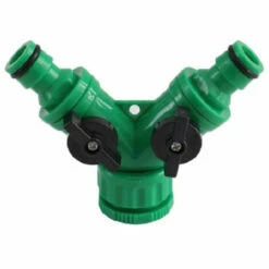 LIFCAUSAL Tuyau D'arrosage Connecteur Rapide 2 Voies Y Forme Séparateur De Tuyau Adaptateur De Tuyau Connecteur D'irrigation Robinet à Poignée En Plastique -Promos Raccord d'arrosage Magasin 53285310 2