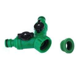 LIFCAUSAL Tuyau D'arrosage Connecteur Rapide 2 Voies Y Forme Séparateur De Tuyau Adaptateur De Tuyau Connecteur D'irrigation Robinet à Poignée En Plastique -Promos Raccord d'arrosage Magasin 53285310 3