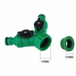LIFCAUSAL Tuyau D'arrosage Connecteur Rapide 2 Voies Y Forme Séparateur De Tuyau Adaptateur De Tuyau Connecteur D'irrigation Robinet à Poignée En Plastique -Promos Raccord d'arrosage Magasin 53285310 4