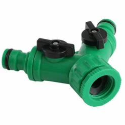 LIFCAUSAL Tuyau D'arrosage Connecteur Rapide 2 Voies Y Forme Séparateur De Tuyau Adaptateur De Tuyau Connecteur D'irrigation Robinet à Poignée En Plastique -Promos Raccord d'arrosage Magasin 53285310 5