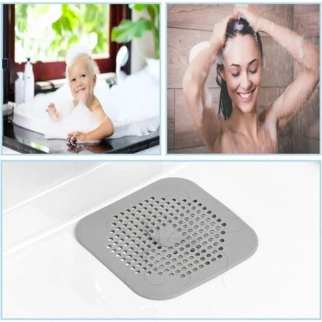 TINOR 2Pcs Protection De Drain De Silicone, Filtre Evier De Cuisine Avec Ventouse, Filtre De Couverture De Drain De Baignoire, Filtre D'éVier De Cuisine Et Salle De Bain(14*14cm) 7 TINOR 2Pcs Protection De Drain De Silicone, Filtre Evier De Cuisine Avec Ventouse, Filtre De Couverture De Drain De Baignoire, Filtre D'éVier De Cuisine Et Salle De Bain(14*14cm) – Image 5
