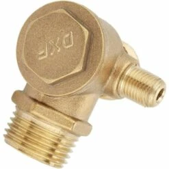 Fei Yu Clapet Anti-Retour De Compresseur D'Air à 90 Degrés Filetage Mâle En Laiton De Pression Normale Accessoires De Clapet 20 * 19 * 10mm 10 Fei Yu Clapet Anti-Retour De Compresseur D'Air à 90 Degrés Filetage Mâle En Laiton De Pression Normale Accessoires De Clapet 20 * 19 * 10mm -Promos Raccord d'arrosage Magasin 53998540 4