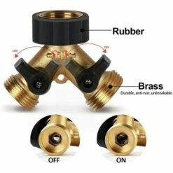 BARES Raccord En Y, Raccord De Tuyau, Robinet Double Machine A Lave, 2-Voies Y-Distributeur, 3/4 Pouces Pour Connexion De 2 Appareils, Pour Robinet Jardin, Pour D'adaptateur De Cuve 8 BARES Raccord En Y, Raccord De Tuyau, Robinet Double Machine A Lave, 2-Voies Y-Distributeur, 3/4 Pouces Pour Connexion De 2 Appareils, Pour Robinet Jardin, Pour D'adaptateur De Cuve -Promos Raccord d'arrosage Magasin 54423298 2