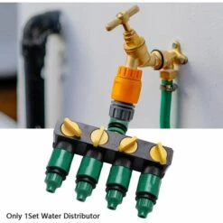 BENOBBY KIDS Répartiteur à 4 Voies, Distributeur 4 Voie,tuyau De Jardin, Séparateur De Tuyau Réglable Et Verrouillable, Multiraccord Pour Le Jardin Et La Vie à La Maison,un Paquet(noir + Vert) 11 BENOBBY KIDS Répartiteur à 4 Voies, Distributeur 4 Voie,tuyau De Jardin, Séparateur De Tuyau Réglable Et Verrouillable, Multiraccord Pour Le Jardin Et La Vie à La Maison,un Paquet(noir + Vert) -Promos Raccord d'arrosage Magasin 54471143 5